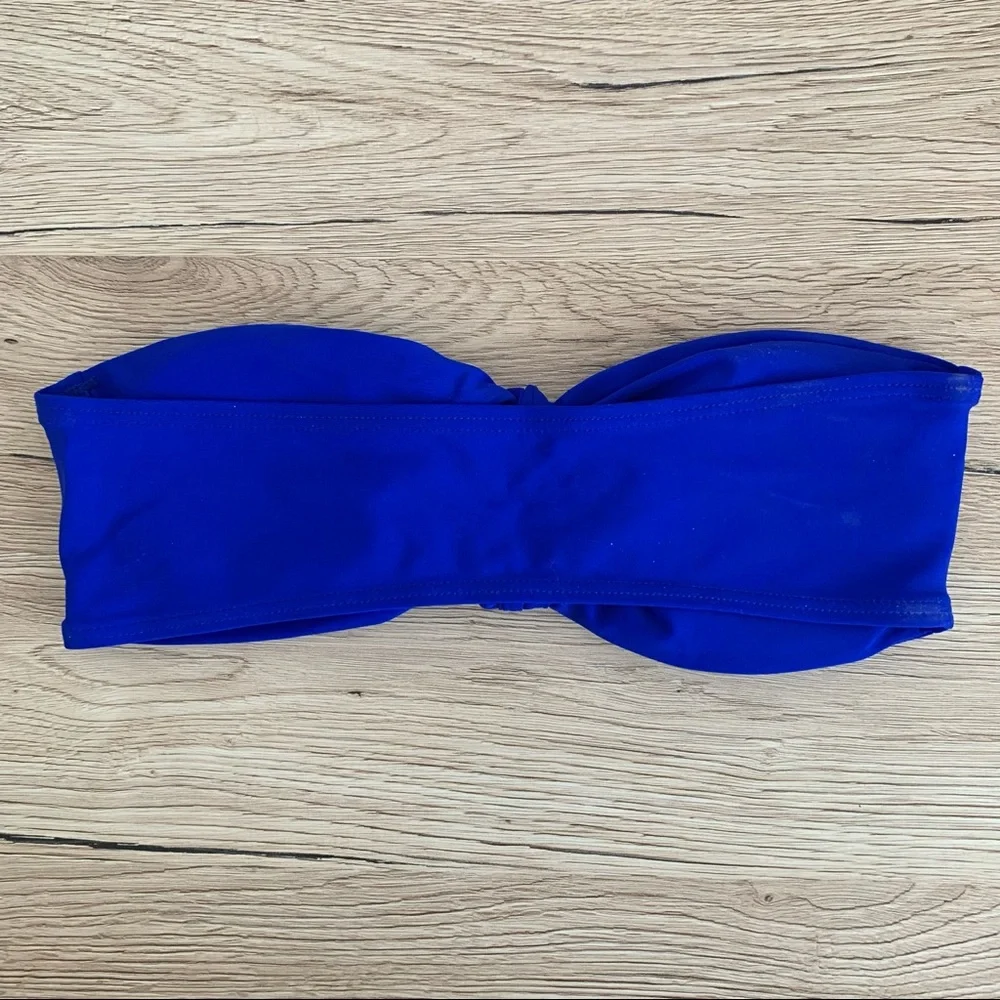 2/$30 bandeau style knot detail bikini top